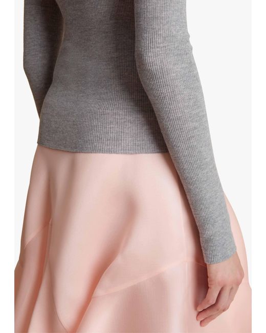 Khaite Gray Tania Top