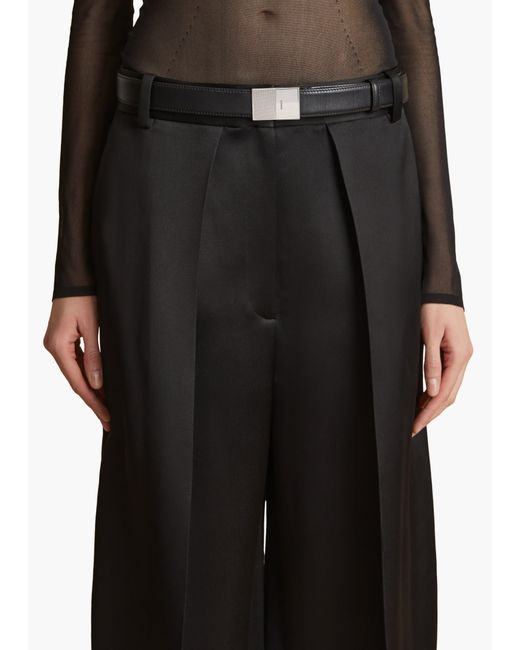 Khaite Black Elio Belt