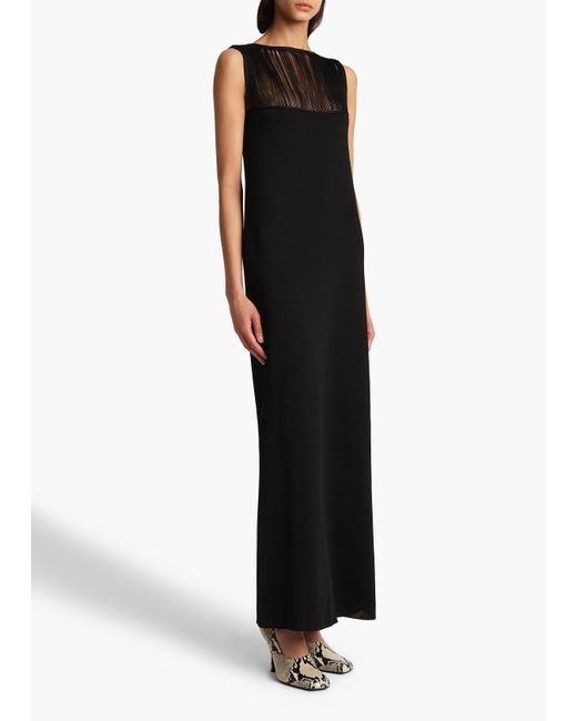 Khaite Black Ruslan Dress