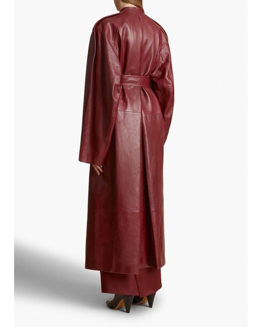 Khaite Red Rothen Coat