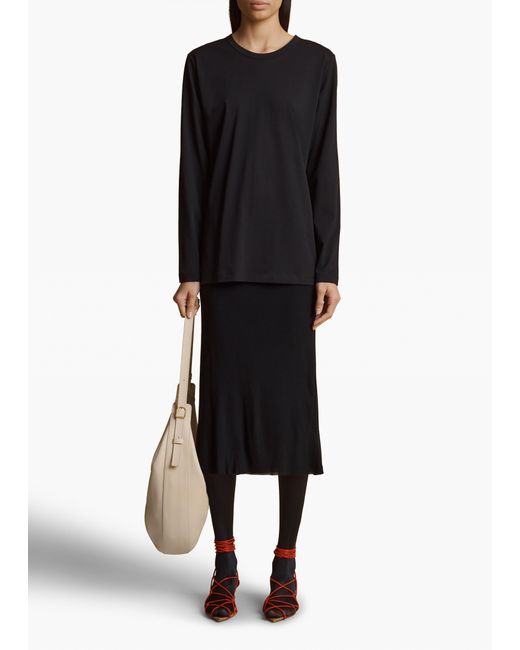 Khaite Black Morton Top