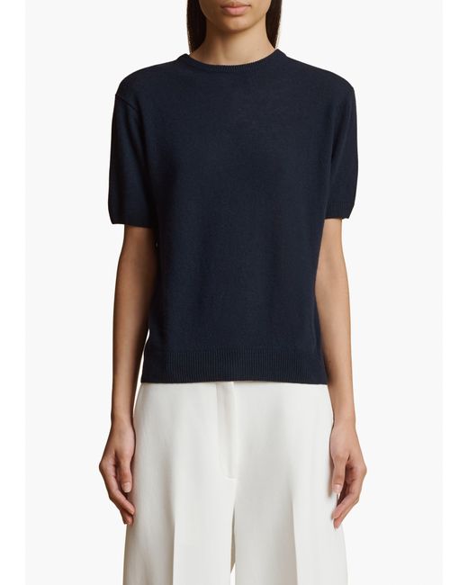 Khaite Blue Pierre Sweater