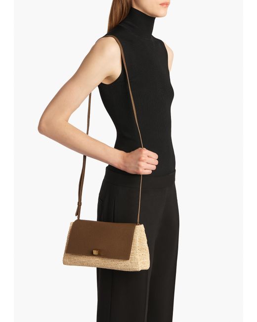 Khaite Brown Audrey Crossbody Bag