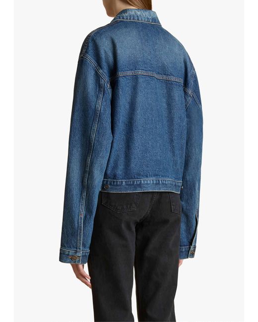 Khaite Blue Saunder Jacket