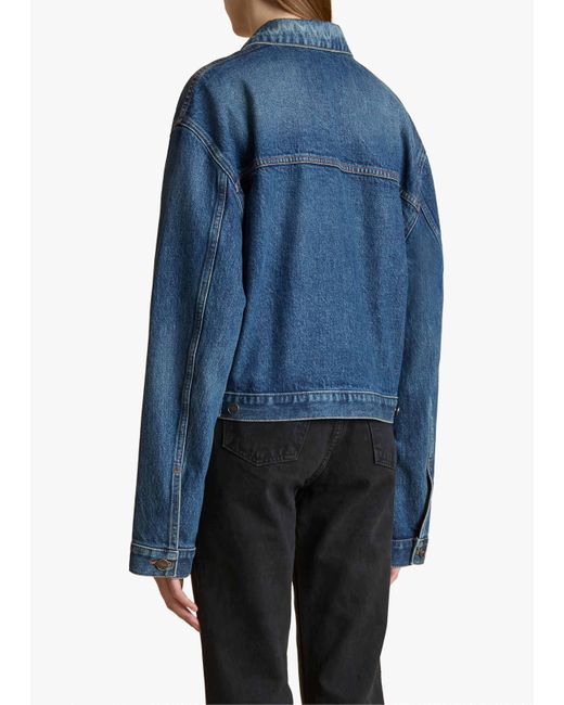 Khaite Blue Saunder Jacket