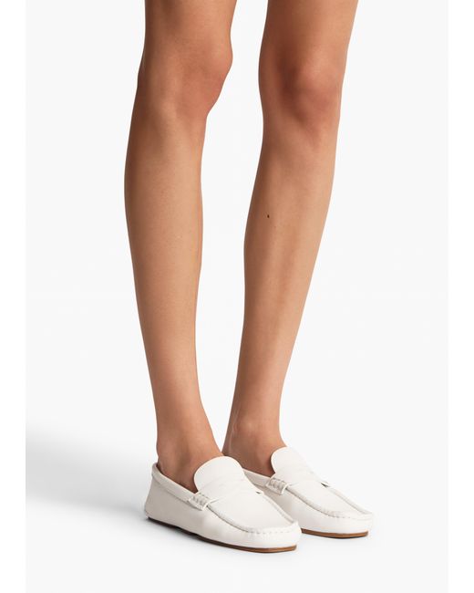 Khaite White Billy Loafer
