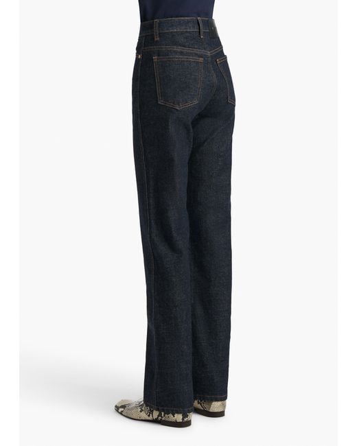 Khaite Blue Danielle Stretch Jean