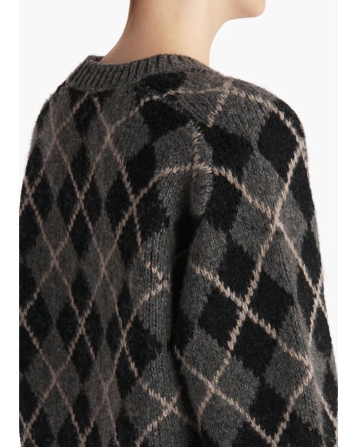 Khaite Black Pratt Sweater