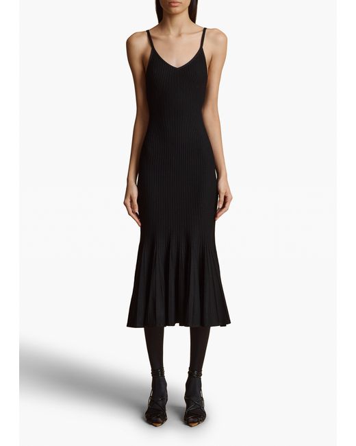 Khaite Black Queen Dress
