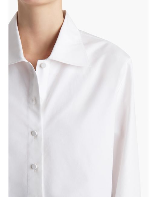 Khaite White Jasen Top