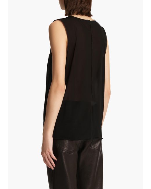 Khaite Black Allo Top