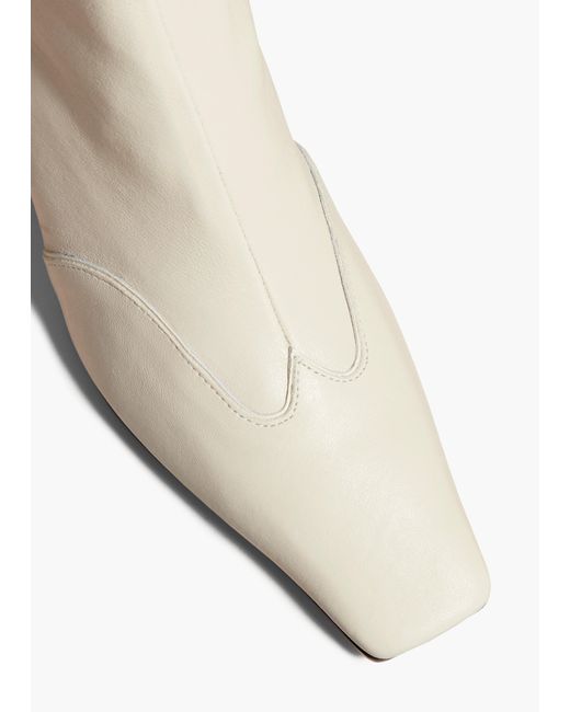 Khaite White Nevada Stretch High Boot