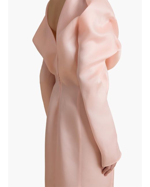 Khaite Pink Exclusive Judo Dress