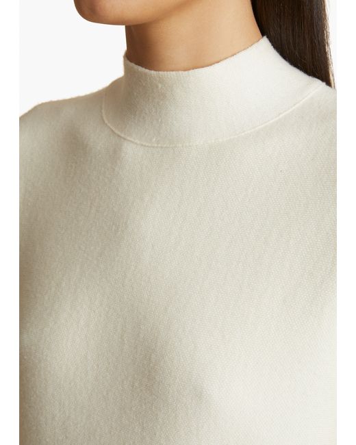 Khaite White Calliope Top