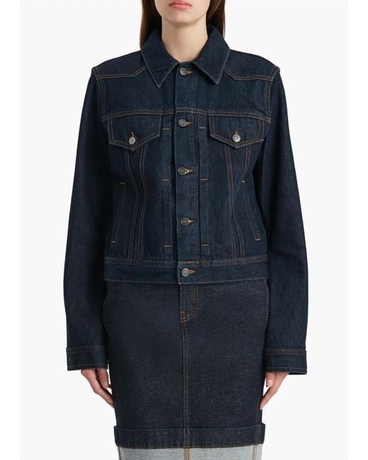 Khaite Blue Augustine Jacket