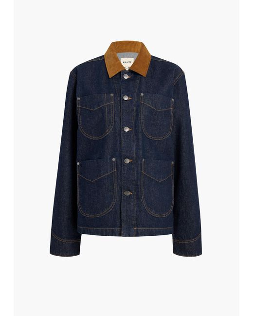 Khaite Blue Wyatt Jacket