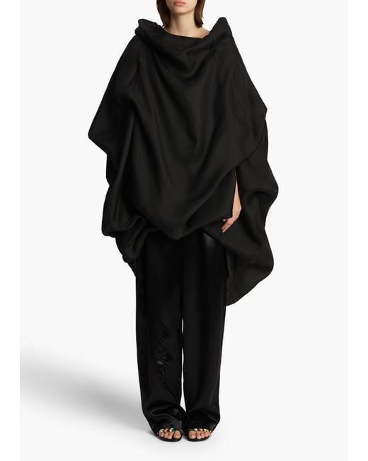 Khaite Black Kobe Top