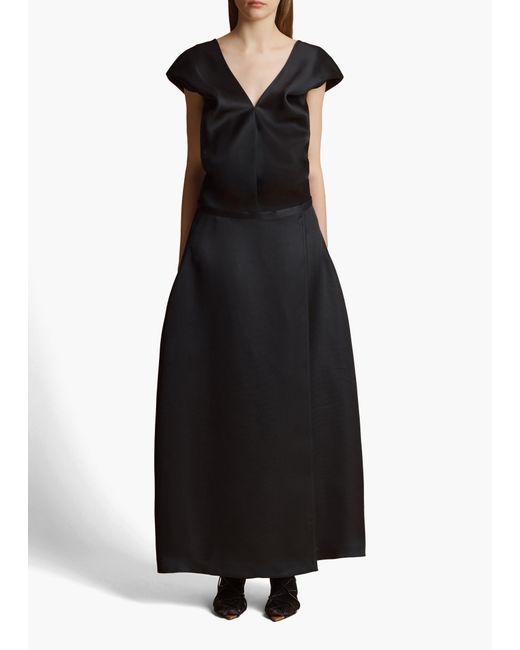 Khaite Black Ami Top
