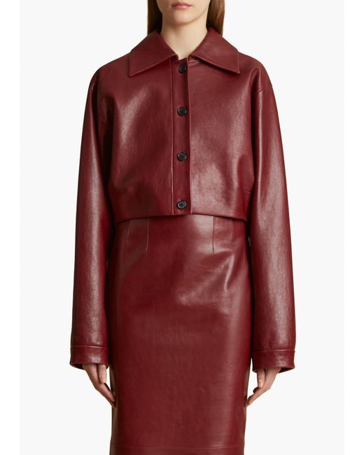 Khaite Red Sue Jacket