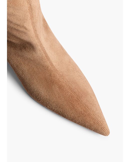 Khaite White Andee Knee-High Boot