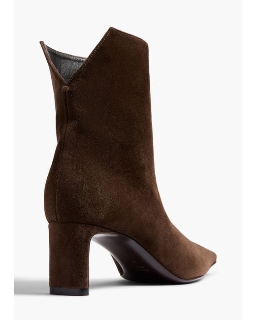 Khaite Brown Ona Ankle Boot