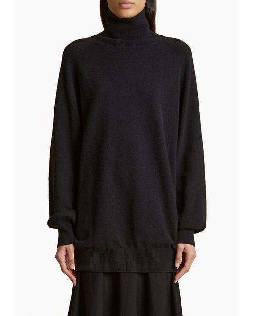 Khaite Black Percy Sweater
