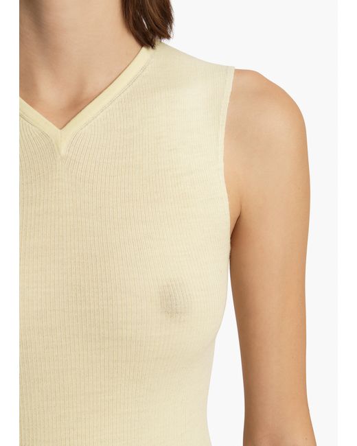 Khaite White Renato Top
