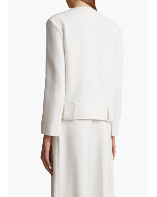 Khaite White Laybin Jacket