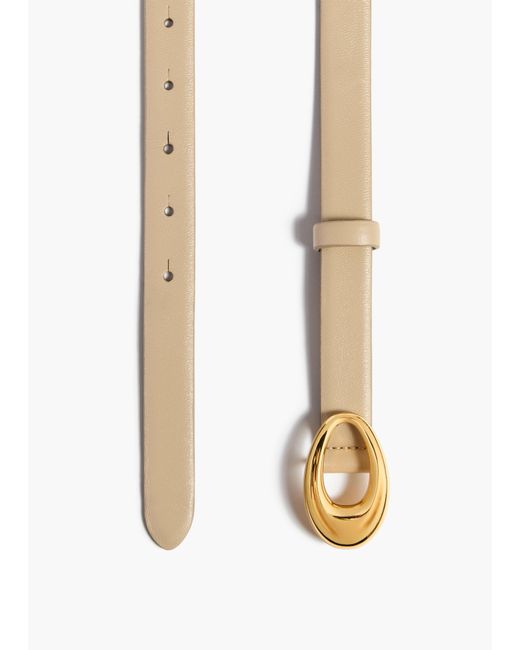 Khaite White Olivia Belt
