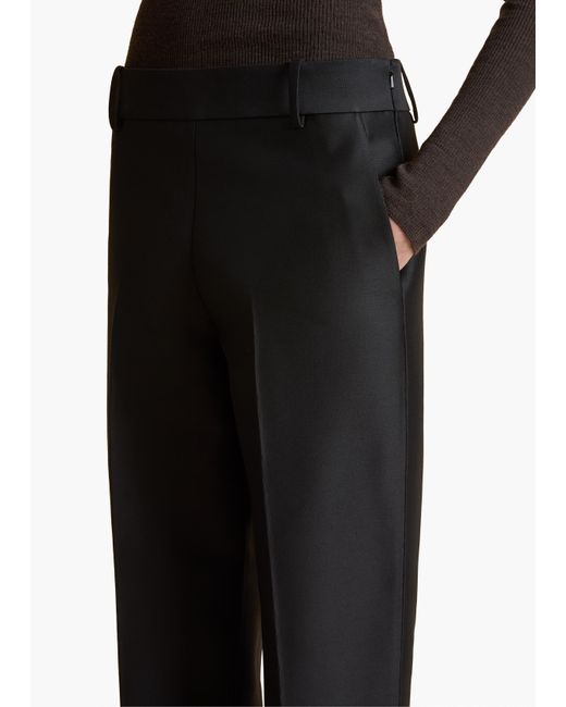 Khaite Black Cam Pant