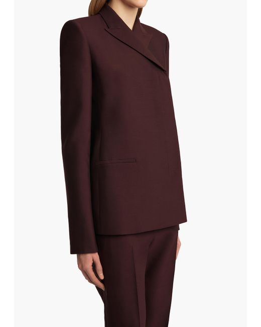 Khaite Purple Silvannah Jacket