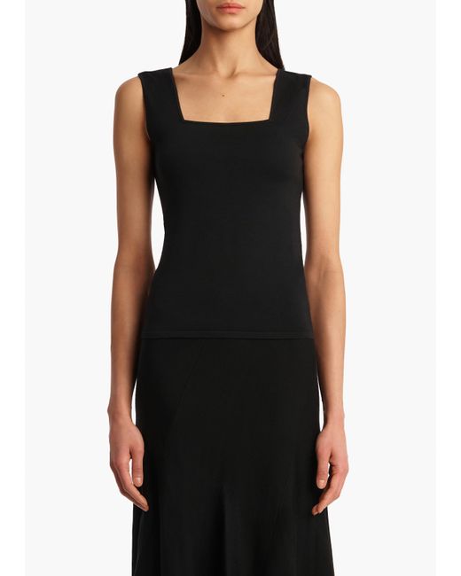 Khaite Black Sani Top