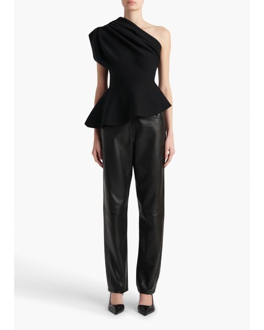 Khaite Black Aimee Top