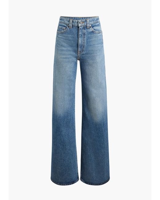 Khaite Blue Dane Stretch Jean