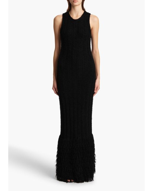 Khaite Black Fiore Dress