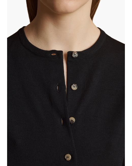 Khaite Black Jackie Cardigan