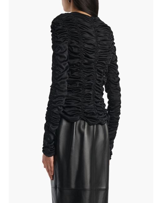 Khaite Black Rory Top