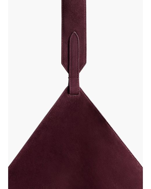 Khaite Purple Medium Lotus Tote
