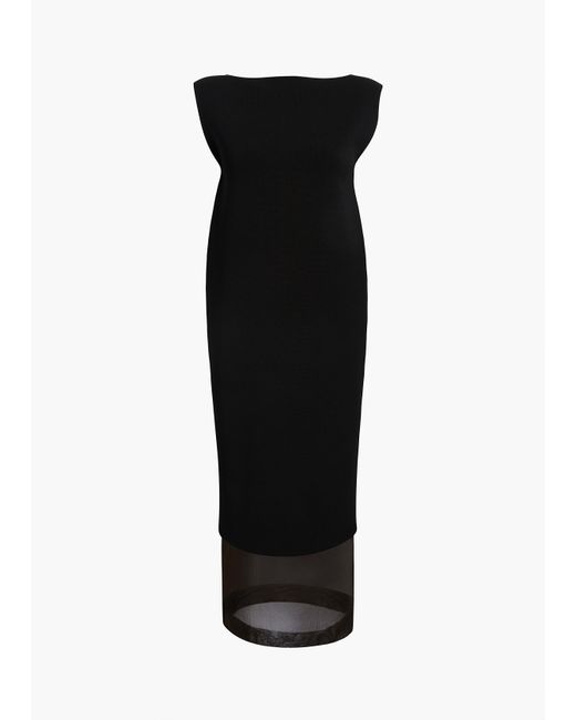 Khaite Black Malik Dress