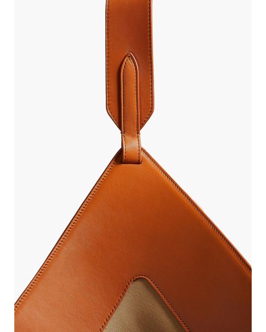 Khaite Brown Exclusive Medium Lotus Tote