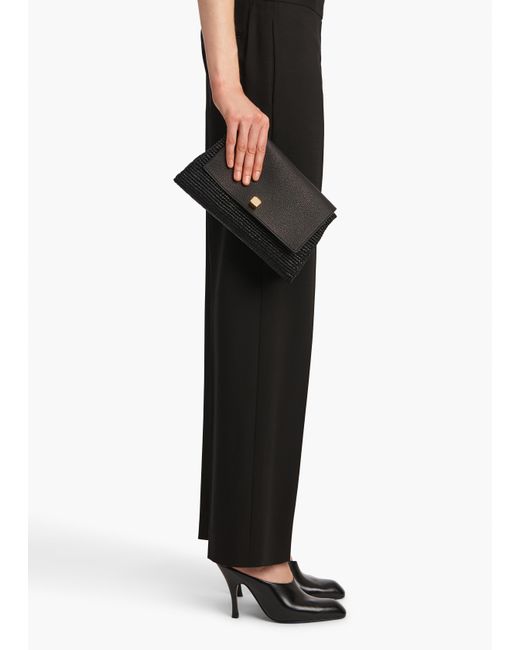 Khaite Black Audrey Crossbody Bag