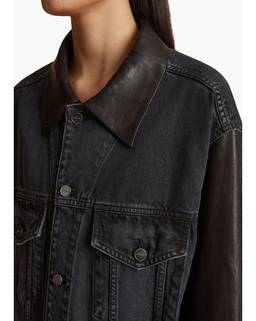 Khaite Black Grizzo Jacket