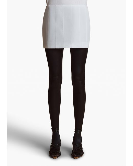 Khaite White Meelar Skirt