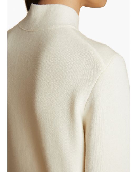 Khaite White Calliope Top