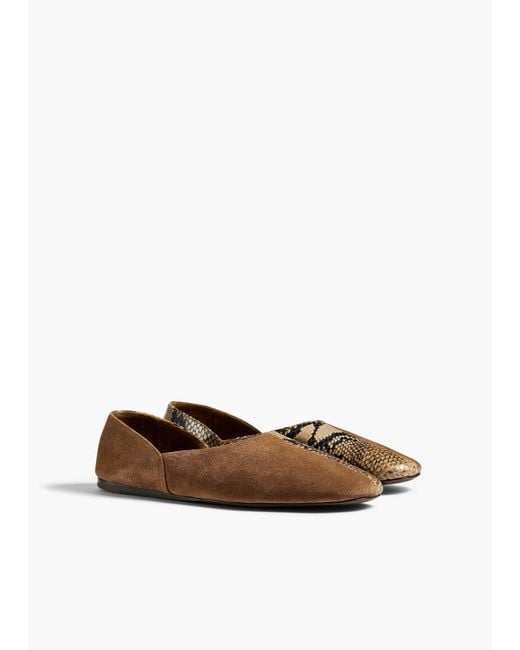 Khaite White Jane Flat