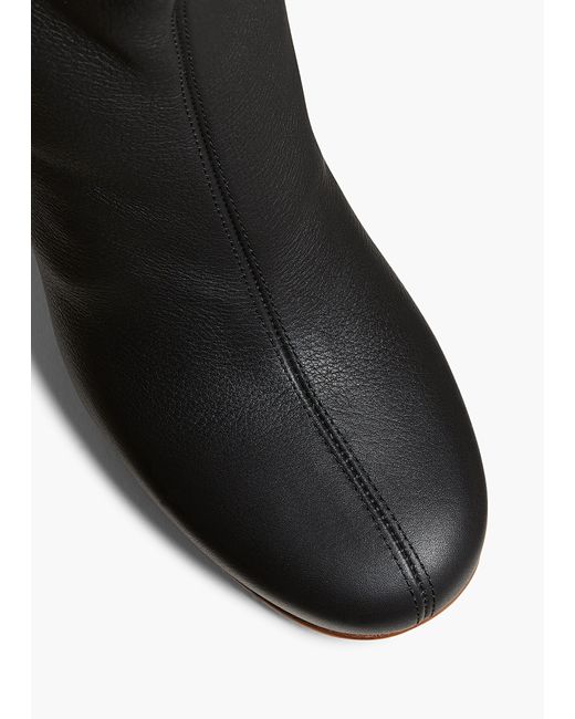 Khaite Black Willow Knee-High Boot