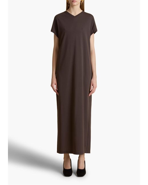 Khaite Brown Verda Dress