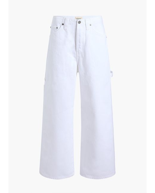 Khaite White Sowen Jean