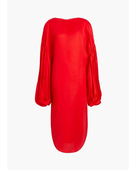Khaite Red Zelma Dress