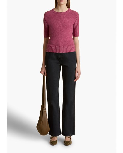 Khaite Pink Mia Sweater
